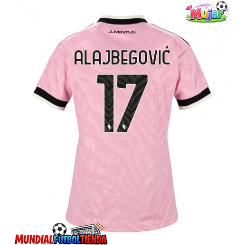 Camiseta Juventus Kerim Alajbegovic #17 Segunda Equipación Replica 2026-27 para mujer mangas cortas